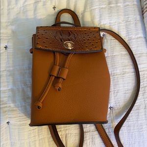 Small brown backpack